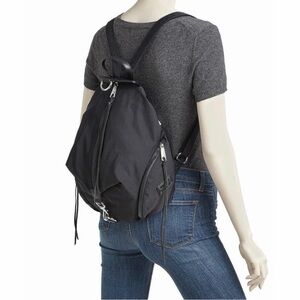 Rebecca Minkoff Julian Nylon Backpack Black EUC